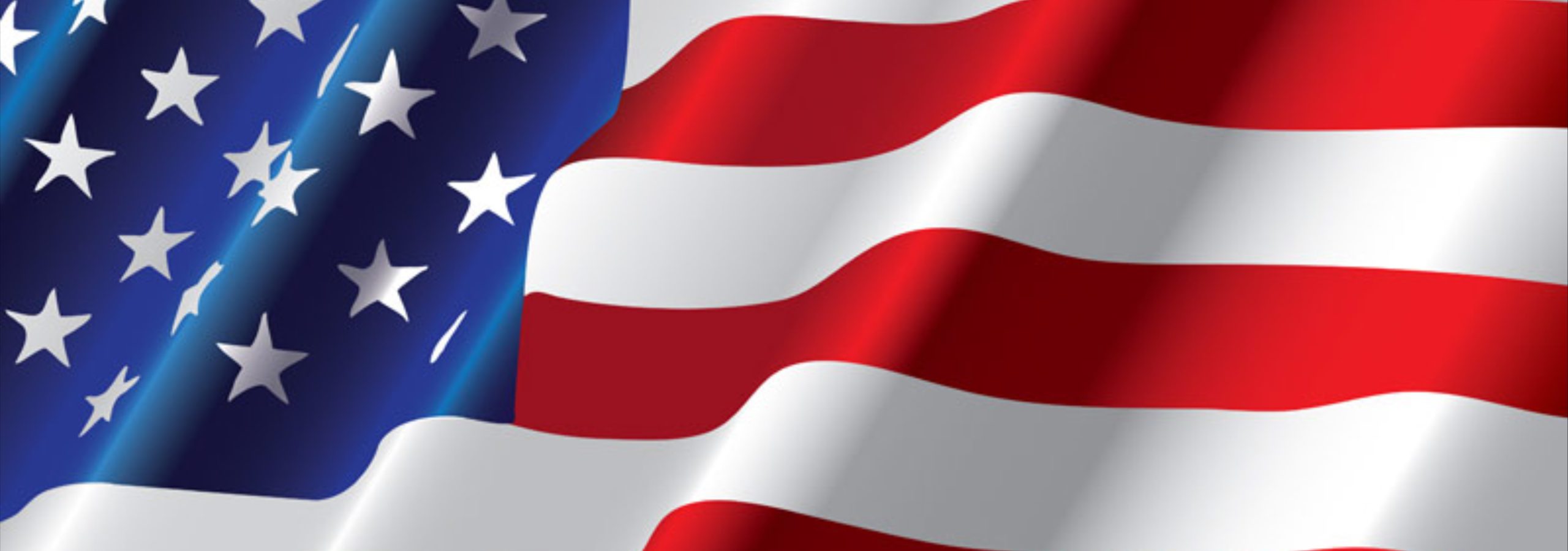 The United States flag.