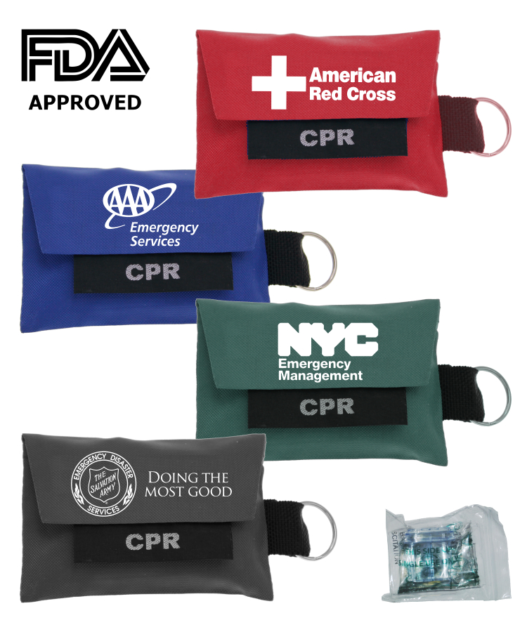 Item CPR CPR Shield Pouch with Attached KeyChain